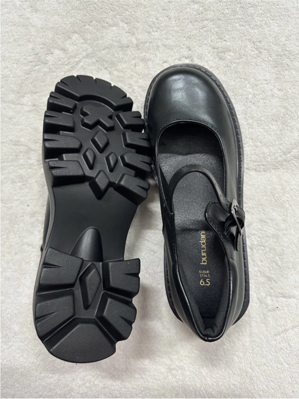 BURUDANI Womens Ballet Mary Jane Platform Shoes Size 6.5 New - Picture 4 of 9